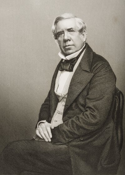 David Roberts (1796-1864), graviert von D.J. Pound nach einem Foto, aus 